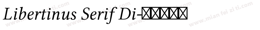 Libertinus Serif Di字体转换